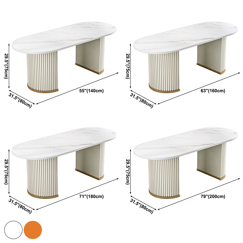 Metal Traditional Luxury Free Form Indoor Table Sintered Stone Table for Kitchen and Dining Room Clearhalo ' dining_table' 'Dining Tables & Seating' 'Dining Tables' 'furn' 'furn_dining_table' 'Furniture' 'furniture_dining_table' 'Kitchen & Dining Furniture' 'kitchen&dining_furn' 'kitchen' 'kitchen_dining_table' 3756494