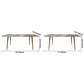 Simplicity Style Home Sintered Stone Dining Table Rectangle Shape Table with Ash Wood Base Clearhalo ' dining_table' 'Dining Tables & Seating' 'Dining Tables' 'furn' 'furn_dining_table' 'Furniture' 'furniture_dining_table' 'Kitchen & Dining Furniture' 'kitchen&dining_furn' 'kitchen' 'kitchen_dining_table' 3756514