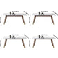 Modern Style Stone Dining Table 4-foot Dining Site Table for Dining Room Clearhalo ' dining_table' 'Dining Tables & Seating' 'Dining Tables' 'furn' 'furn_dining_table' 'Furniture' 'furniture_dining_table' 'Kitchen & Dining Furniture' 'kitchen&dining_furn' 'kitchen' 'kitchen_dining_table' 3756524