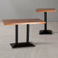 Solid Wood Industrial Style Dining Table Brown Table with Black Frame for Dinning Room Clearhalo ' dining_table' 'Dining Tables & Seating' 'Dining Tables' 'furn' 'furn_dining_table' 'Furniture' 'furniture_dining_table' 'Kitchen & Dining Furniture' 'kitchen&dining_furn' 'kitchen' 'kitchen_dining_table' 3756539