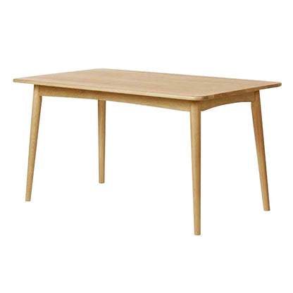 Simple Brown Standard Dining Table Solid Wood Rectangle Dining Table with 4 Legs Base Without Chairs Clearhalo ' dining_table' 'Dining Tables & Seating' 'Dining Tables' 'furn' 'furn_dining_table' 'Furniture' 'furniture_dining_table' 'Kitchen & Dining Furniture' 'kitchen&dining_furn' 'kitchen' 'kitchen_dining_table' 3756558