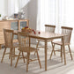 Simple Brown Standard Dining Table Solid Wood Rectangle Dining Table with 4 Legs Base Clearhalo ' dining_table' 'Dining Tables & Seating' 'Dining Tables' 'furn' 'furn_dining_table' 'Furniture' 'furniture_dining_table' 'Kitchen & Dining Furniture' 'kitchen&dining_furn' 'kitchen' 'kitchen_dining_table' 3756565