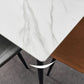 Contemporary Rectangle 4-foot Home Furniture Stone Dining Room Collection Clearhalo ' dining_table' 'Dining Tables & Seating' 'Dining Tables' 'furn' 'furn_dining_table' 'Furniture' 'furniture_dining_table' 'Kitchen & Dining Furniture' 'kitchen&dining_furn' 'kitchen' 'kitchen_dining_table' 3756628