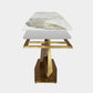 Stone Pedestal Table Traditional Luxury Dining Table Rectangle for Kitchen Home Clearhalo ' dining_table' 'Dining Tables & Seating' 'Dining Tables' 'furn' 'furn_dining_table' 'Furniture' 'furniture_dining_table' 'Kitchen & Dining Furniture' 'kitchen&dining_furn' 'kitchen' 'kitchen_dining_table' 3756663