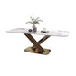 Stone Pedestal Table Traditional Luxury Dining Table Rectangle for Kitchen Home Clearhalo ' dining_table' 'Dining Tables & Seating' 'Dining Tables' 'furn' 'furn_dining_table' 'Furniture' 'furniture_dining_table' 'Kitchen & Dining Furniture' 'kitchen&dining_furn' 'kitchen' 'kitchen_dining_table' 3756670