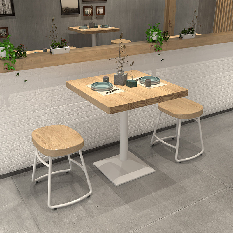 Industrial Dining Table Pine Solid Wood Table with Metal Base for Home Kitchen Dinner Clearhalo ' dining_table' 'Dining Tables & Seating' 'Dining Tables' 'furn' 'furn_dining_table' 'Furniture' 'furniture_dining_table' 'Kitchen & Dining Furniture' 'kitchen&dining_furn' 'kitchen' 'kitchen_dining_table' 3756698