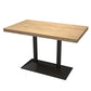 Industrial Dining Table Pine Solid Wood Table with Metal Base for Home Kitchen Dinner Black Without Chairs Clearhalo ' dining_table' 'Dining Tables & Seating' 'Dining Tables' 'furn' 'furn_dining_table' 'Furniture' 'furniture_dining_table' 'Kitchen & Dining Furniture' 'kitchen&dining_furn' 'kitchen' 'kitchen_dining_table' 3756700