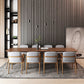 Rectangle Minimalist Dining Table Wood Color Fixed Table with Solid Wood Clearhalo ' dining_table' 'Dining Tables & Seating' 'Dining Tables' 'furn' 'furn_dining_table' 'Furniture' 'furniture_dining_table' 'Kitchen & Dining Furniture' 'kitchen&dining_furn' 'kitchen' 'kitchen_dining_table' 3756736