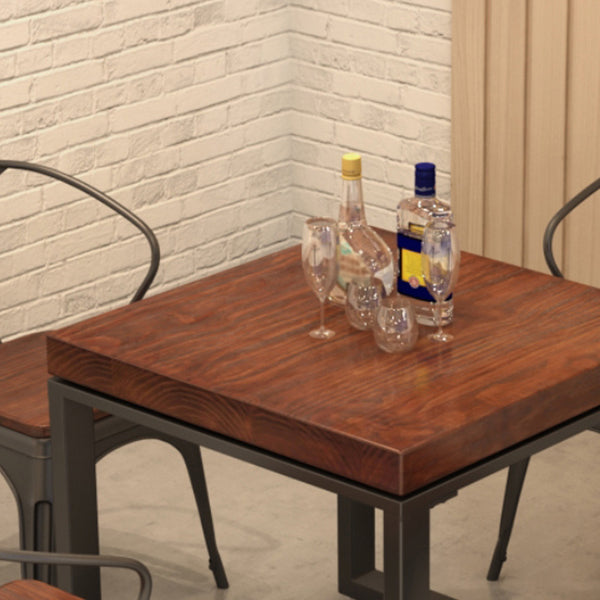 Industrial Style Solid Wood Dining Table Trestle Base Dining Site Table for Dining Room Clearhalo ' dining_table' 'Dining Tables & Seating' 'Dining Tables' 'furn' 'furn_dining_table' 'Furniture' 'furniture_dining_table' 'Kitchen & Dining Furniture' 'kitchen&dining_furn' 'kitchen' 'kitchen_dining_table' 3756751