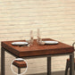 Industrial Style Solid Wood Dining Table Trestle Base Dining Site Table for Dining Room Clearhalo ' dining_table' 'Dining Tables & Seating' 'Dining Tables' 'furn' 'furn_dining_table' 'Furniture' 'furniture_dining_table' 'Kitchen & Dining Furniture' 'kitchen&dining_furn' 'kitchen' 'kitchen_dining_table' 3756752