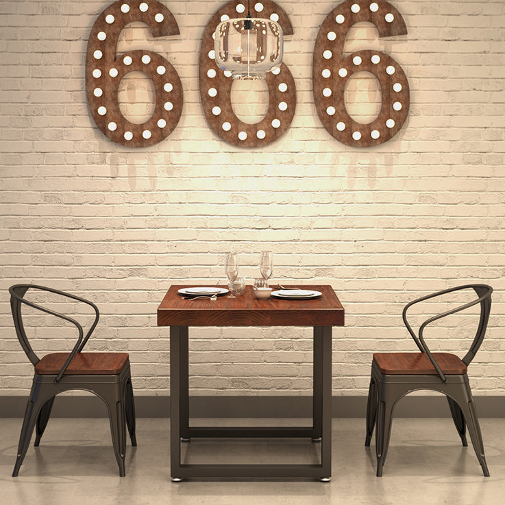 Industrial Style Solid Wood Dining Table Trestle Base Dining Site Table for Dining Room Clearhalo ' dining_table' 'Dining Tables & Seating' 'Dining Tables' 'furn' 'furn_dining_table' 'Furniture' 'furniture_dining_table' 'Kitchen & Dining Furniture' 'kitchen&dining_furn' 'kitchen' 'kitchen_dining_table' 3756757