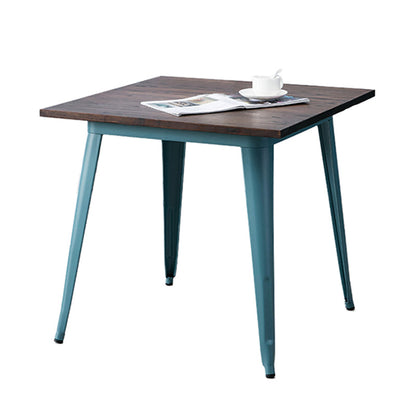 Solid Wood Industrial Dining Table Brown 4 Legs Table for Dinning Room Without Chairs Clearhalo ' dining_table' 'Dining Tables & Seating' 'Dining Tables' 'furn' 'furn_dining_table' 'Furniture' 'furniture_dining_table' 'Kitchen & Dining Furniture' 'kitchen&dining_furn' 'kitchen' 'kitchen_dining_table' 3756759