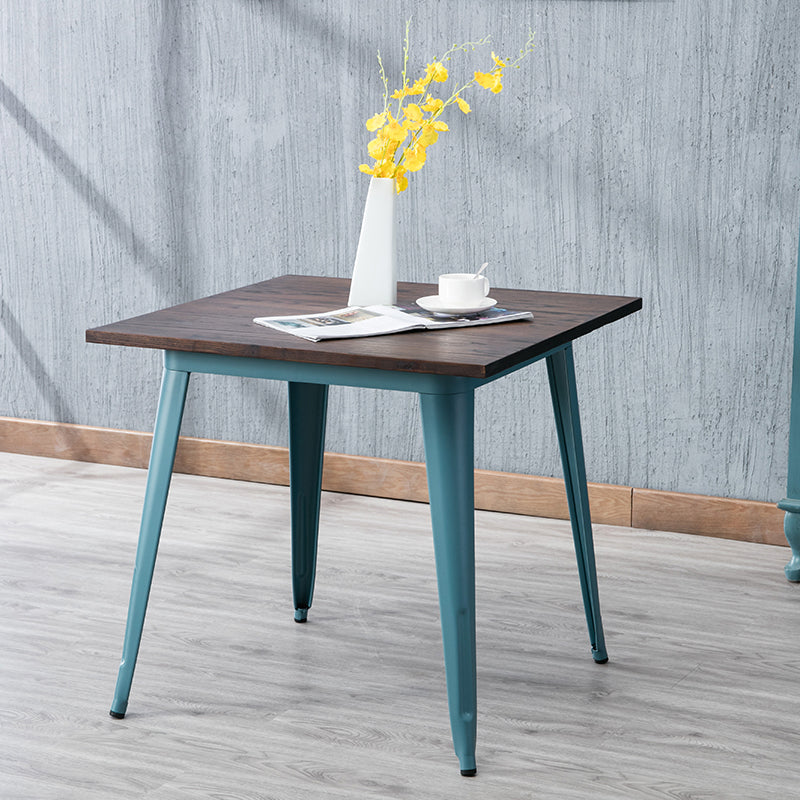 Solid Wood Industrial Dining Table Brown 4 Legs Table for Dinning Room Clearhalo ' dining_table' 'Dining Tables & Seating' 'Dining Tables' 'furn' 'furn_dining_table' 'Furniture' 'furniture_dining_table' 'Kitchen & Dining Furniture' 'kitchen&dining_furn' 'kitchen' 'kitchen_dining_table' 3756761