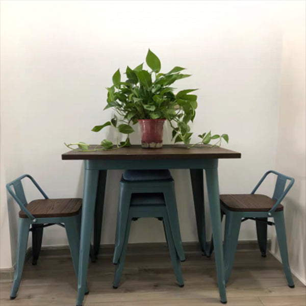 Solid Wood Industrial Dining Table Brown 4 Legs Table for Dinning Room Clearhalo ' dining_table' 'Dining Tables & Seating' 'Dining Tables' 'furn' 'furn_dining_table' 'Furniture' 'furniture_dining_table' 'Kitchen & Dining Furniture' 'kitchen&dining_furn' 'kitchen' 'kitchen_dining_table' 3756762