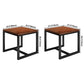 Solid Wood Industrial Dining Table Brown Square Table with Trestle Base for Dinning Room Clearhalo ' dining_table' 'Dining Tables & Seating' 'Dining Tables' 'furn' 'furn_dining_table' 'Furniture' 'furniture_dining_table' 'Kitchen & Dining Furniture' 'kitchen&dining_furn' 'kitchen' 'kitchen_dining_table' 3756821