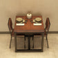 Solid Wood Industrial Dining Table Brown Square Table with Trestle Base for Dinning Room Clearhalo ' dining_table' 'Dining Tables & Seating' 'Dining Tables' 'furn' 'furn_dining_table' 'Furniture' 'furniture_dining_table' 'Kitchen & Dining Furniture' 'kitchen&dining_furn' 'kitchen' 'kitchen_dining_table' 3756826