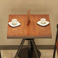 Solid Wood Industrial Dining Table Adjustable Square Table with Black Frame for Dinning Room Clearhalo ' dining_table' 'Dining Tables & Seating' 'Dining Tables' 'furn' 'furn_dining_table' 'Furniture' 'furniture_dining_table' 'Kitchen & Dining Furniture' 'kitchen&dining_furn' 'kitchen' 'kitchen_dining_table' 3756850