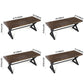 Industrial Style Home Pine Dining Table Rectangle Shape Table with Trestle Base Clearhalo ' dining_table' 'Dining Tables & Seating' 'Dining Tables' 'furn' 'furn_dining_table' 'Furniture' 'furniture_dining_table' 'Kitchen & Dining Furniture' 'kitchen&dining_furn' 'kitchen' 'kitchen_dining_table' 3756868