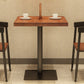 Solid Wood Industrial Dining Table Brown Square Table with Metal Base for Dinning Room Clearhalo ' dining_table' 'Dining Tables & Seating' 'Dining Tables' 'furn' 'furn_dining_table' 'Furniture' 'furniture_dining_table' 'Kitchen & Dining Furniture' 'kitchen&dining_furn' 'kitchen' 'kitchen_dining_table' 3756904