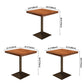Solid Wood Industrial Dining Table Brown Square Table with Metal Base for Dinning Room Clearhalo ' dining_table' 'Dining Tables & Seating' 'Dining Tables' 'furn' 'furn_dining_table' 'Furniture' 'furniture_dining_table' 'Kitchen & Dining Furniture' 'kitchen&dining_furn' 'kitchen' 'kitchen_dining_table' 3756910