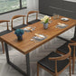 Industrial Style Pine Solid Wood Dining Table Sled Base Rectangle Table for Home Clearhalo ' dining_table' 'Dining Tables & Seating' 'Dining Tables' 'furn' 'furn_dining_table' 'Furniture' 'furniture_dining_table' 'Kitchen & Dining Furniture' 'kitchen&dining_furn' 'kitchen' 'kitchen_dining_table' 3756916
