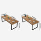 Industrial Style Pine Solid Wood Dining Table Sled Base Rectangle Table for Home Clearhalo ' dining_table' 'Dining Tables & Seating' 'Dining Tables' 'furn' 'furn_dining_table' 'Furniture' 'furniture_dining_table' 'Kitchen & Dining Furniture' 'kitchen&dining_furn' 'kitchen' 'kitchen_dining_table' 3756926
