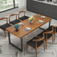 Industrial Style Pine Solid Wood Dining Table Sled Base Rectangle Table for Home Clearhalo ' dining_table' 'Dining Tables & Seating' 'Dining Tables' 'furn' 'furn_dining_table' 'Furniture' 'furniture_dining_table' 'Kitchen & Dining Furniture' 'kitchen&dining_furn' 'kitchen' 'kitchen_dining_table' 3756927