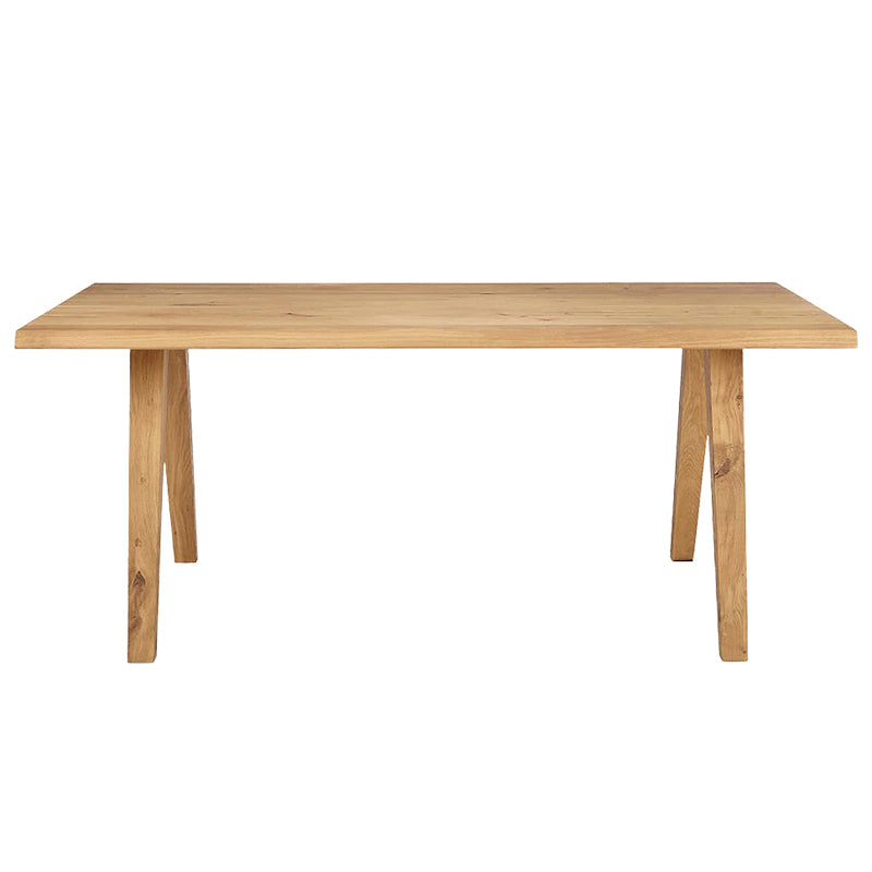 Simple Pine 4 Legs Dining Table Solid Wood Rectangle Furniture for Home Without Chairs Clearhalo ' dining_table' 'Dining Tables & Seating' 'Dining Tables' 'furn' 'furn_dining_table' 'Furniture' 'furniture_dining_table' 'Kitchen & Dining Furniture' 'kitchen&dining_furn' 'kitchen' 'kitchen_dining_table' 3756933