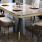 Sintered Stone Modern Rectangle Dining Table White Stone Top Table with 4 Legs Clearhalo ' dining_table' 'Dining Tables & Seating' 'Dining Tables' 'furn' 'furn_dining_table' 'Furniture' 'furniture_dining_table' 'Kitchen & Dining Furniture' 'kitchen&dining_furn' 'kitchen' 'kitchen_dining_table' 3756996