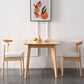 Square Industrial Dining Table Wood Color Fixed Table with Rubberwood Solid Wood Clearhalo ' dining_table' 'Dining Tables & Seating' 'Dining Tables' 'furn' 'furn_dining_table' 'Furniture' 'furniture_dining_table' 'Kitchen & Dining Furniture' 'kitchen&dining_furn' 'kitchen' 'kitchen_dining_table' 3757004