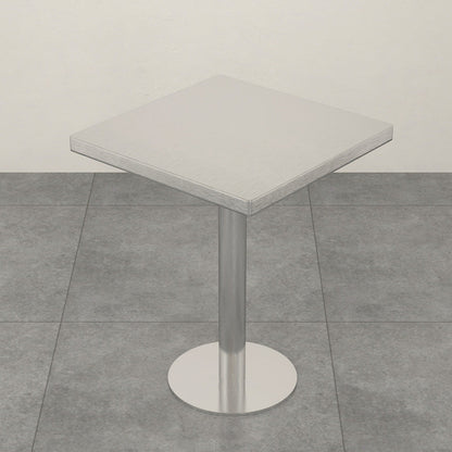 Industrial Stainless Steel Dining Table Metal Base Table for Dinning Room Square Without Chairs Clearhalo ' dining_table' 'Dining Tables & Seating' 'Dining Tables' 'furn' 'furn_dining_table' 'Furniture' 'furniture_dining_table' 'Kitchen & Dining Furniture' 'kitchen&dining_furn' 'kitchen' 'kitchen_dining_table' 3757044