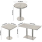 Industrial Stainless Steel Dining Table Metal Base Table for Dinning Room Clearhalo ' dining_table' 'Dining Tables & Seating' 'Dining Tables' 'furn' 'furn_dining_table' 'Furniture' 'furniture_dining_table' 'Kitchen & Dining Furniture' 'kitchen&dining_furn' 'kitchen' 'kitchen_dining_table' 3757045