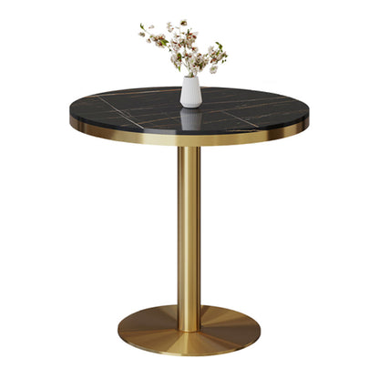 Traditional Luxury Round Dining Table Sintered Stone Dining Table with Pedestal Base Black Without Chairs Clearhalo ' dining_table' 'Dining Tables & Seating' 'Dining Tables' 'furn' 'furn_dining_table' 'Furniture' 'furniture_dining_table' 'Kitchen & Dining Furniture' 'kitchen&dining_furn' 'kitchen' 'kitchen_dining_table' 3757076