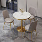Traditional Luxury Round Dining Table Sintered Stone Dining Table with Pedestal Base Clearhalo ' dining_table' 'Dining Tables & Seating' 'Dining Tables' 'furn' 'furn_dining_table' 'Furniture' 'furniture_dining_table' 'Kitchen & Dining Furniture' 'kitchen&dining_furn' 'kitchen' 'kitchen_dining_table' 3757079