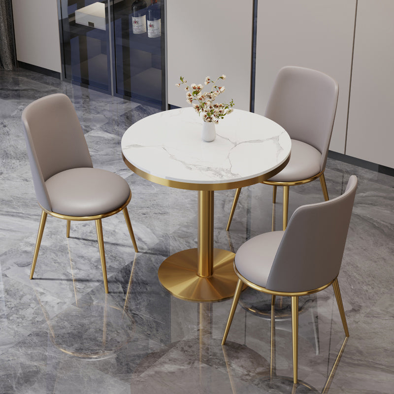 Traditional Luxury Round Dining Table Sintered Stone Dining Table with Pedestal Base Clearhalo ' dining_table' 'Dining Tables & Seating' 'Dining Tables' 'furn' 'furn_dining_table' 'Furniture' 'furniture_dining_table' 'Kitchen & Dining Furniture' 'kitchen&dining_furn' 'kitchen' 'kitchen_dining_table' 3757079