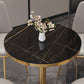 Traditional Luxury Round Dining Table Sintered Stone Dining Table with Pedestal Base Clearhalo ' dining_table' 'Dining Tables & Seating' 'Dining Tables' 'furn' 'furn_dining_table' 'Furniture' 'furniture_dining_table' 'Kitchen & Dining Furniture' 'kitchen&dining_furn' 'kitchen' 'kitchen_dining_table' 3757082