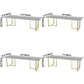 Rectangle White Dining Table Sintered Stone Table Luxury with Double Pedestal Clearhalo ' dining_table' 'Dining Tables & Seating' 'Dining Tables' 'furn' 'furn_dining_table' 'Furniture' 'furniture_dining_table' 'Kitchen & Dining Furniture' 'kitchen&dining_furn' 'kitchen' 'kitchen_dining_table' 3757095