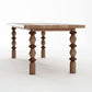 Simplicity Style Home Pine Solid Wood Dining Table Round Shape Table with 4 Legs Base Clearhalo ' dining_table' 'Dining Tables & Seating' 'Dining Tables' 'furn' 'furn_dining_table' 'Furniture' 'furniture_dining_table' 'Kitchen & Dining Furniture' 'kitchen&dining_furn' 'kitchen' 'kitchen_dining_table' 3757100