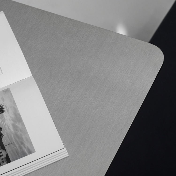 Stainless Steel Industrial Dining Table Tulip Base Dining Table for Home Use Clearhalo ' dining_table' 'Dining Tables & Seating' 'Dining Tables' 'furn' 'furn_dining_table' 'Furniture' 'furniture_dining_table' 'Kitchen & Dining Furniture' 'kitchen&dining_furn' 'kitchen' 'kitchen_dining_table' 3757109