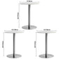 Stainless Steel Industrial Dining Table Tulip Base Dining Table for Home Use Clearhalo ' dining_table' 'Dining Tables & Seating' 'Dining Tables' 'furn' 'furn_dining_table' 'Furniture' 'furniture_dining_table' 'Kitchen & Dining Furniture' 'kitchen&dining_furn' 'kitchen' 'kitchen_dining_table' 3757113