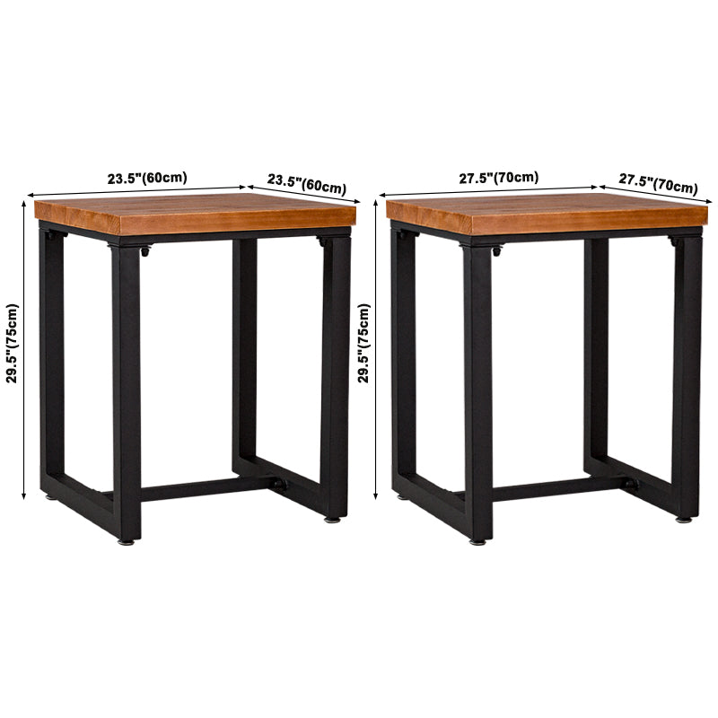 Trestle Base Home Furniture Industrial Style Dining Room Collection for Dining Room Clearhalo ' dining_table' 'Dining Tables & Seating' 'Dining Tables' 'furn' 'furn_dining_table' 'Furniture' 'furniture_dining_table' 'Kitchen & Dining Furniture' 'kitchen&dining_furn' 'kitchen' 'kitchen_dining_table' 3757220