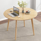 Round Solid Wood Two-Color Dining Table Simplicity 4 Legs Table for Dining Room Natural Without Chairs Clearhalo ' dining_table' 'Dining Tables & Seating' 'Dining Tables' 'furn' 'furn_dining_table' 'Furniture' 'furniture_dining_table' 'Kitchen & Dining Furniture' 'kitchen&dining_furn' 'kitchen' 'kitchen_dining_table' 3757224