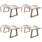 Modern Solid Wood Table Rectangle Dining Table with Double Pedestal Base Clearhalo ' dining_table' 'Dining Tables & Seating' 'Dining Tables' 'furn' 'furn_dining_table' 'Furniture' 'furniture_dining_table' 'Kitchen & Dining Furniture' 'kitchen&dining_furn' 'kitchen' 'kitchen_dining_table' 3757255
