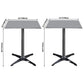 Stainless Steel Industrial Dining Table Pedestal Table for Dinning Room Clearhalo ' dining_table' 'Dining Tables & Seating' 'Dining Tables' 'Furniture' 'furniture_dining_table' 'Kitchen & Dining Furniture' 'kitchen&dining_furn' 'kitchen' 'kitchen_dining_table' 3757273