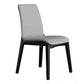 Industrial Rubberwood Solid Back Side Chair Matte Finish Leather Dining Chair with Black Legs Clearhalo ' kitchen&dining_furn' 'Dining Chairs' 'Dining Tables & Seating' 'dining_chair' 'furn' 'furn_dining_chair' 'Furniture' 'furniture_dining_chair' 'Kitchen & Dining Furniture' 'kitchen' 3757293