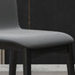 Industrial Rubberwood Solid Back Side Chair Matte Finish Leather Dining Chair with Black Legs Clearhalo ' kitchen&dining_furn' 'Dining Chairs' 'Dining Tables & Seating' 'dining_chair' 'furn' 'furn_dining_chair' 'Furniture' 'furniture_dining_chair' 'Kitchen & Dining Furniture' 'kitchen' 3757298