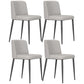 Home Scandinavian Side Chair Parsons Back Metal Upholstered Dining Room Chair Light Gray 4 Piece Set Clearhalo ' kitchen&dining_furn' 'Dining Chairs' 'Dining Tables & Seating' 'dining_chair' 'furn' 'furn_dining_chair' 'Furniture' 'furniture_dining_chair' 'Kitchen & Dining Furniture' 'kitchen' 3757312