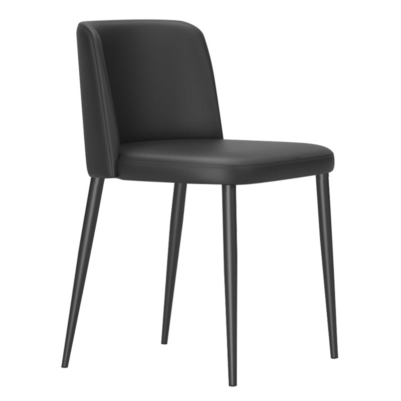 Home Scandinavian Side Chair Parsons Back Metal Upholstered Dining Room Chair Clearhalo ' kitchen&dining_furn' 'Dining Chairs' 'Dining Tables & Seating' 'dining_chair' 'furn' 'furn_dining_chair' 'Furniture' 'furniture_dining_chair' 'Kitchen & Dining Furniture' 'kitchen' 3757316