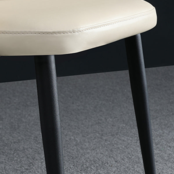 Home Scandinavian Side Chair Parsons Back Metal Upholstered Dining Room Chair Clearhalo ' kitchen&dining_furn' 'Dining Chairs' 'Dining Tables & Seating' 'dining_chair' 'furn' 'furn_dining_chair' 'Furniture' 'furniture_dining_chair' 'Kitchen & Dining Furniture' 'kitchen' 3757320