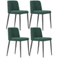 Home Scandinavian Side Chair Parsons Back Metal Upholstered Dining Room Chair Green 4 Piece Set Clearhalo ' kitchen&dining_furn' 'Dining Chairs' 'Dining Tables & Seating' 'dining_chair' 'furn' 'furn_dining_chair' 'Furniture' 'furniture_dining_chair' 'Kitchen & Dining Furniture' 'kitchen' 3757353